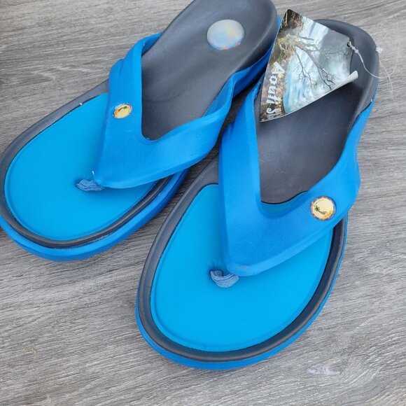 Slide Flip Flop Thong Flat Sandals Men's Sz 11 - Picture 1 of 12